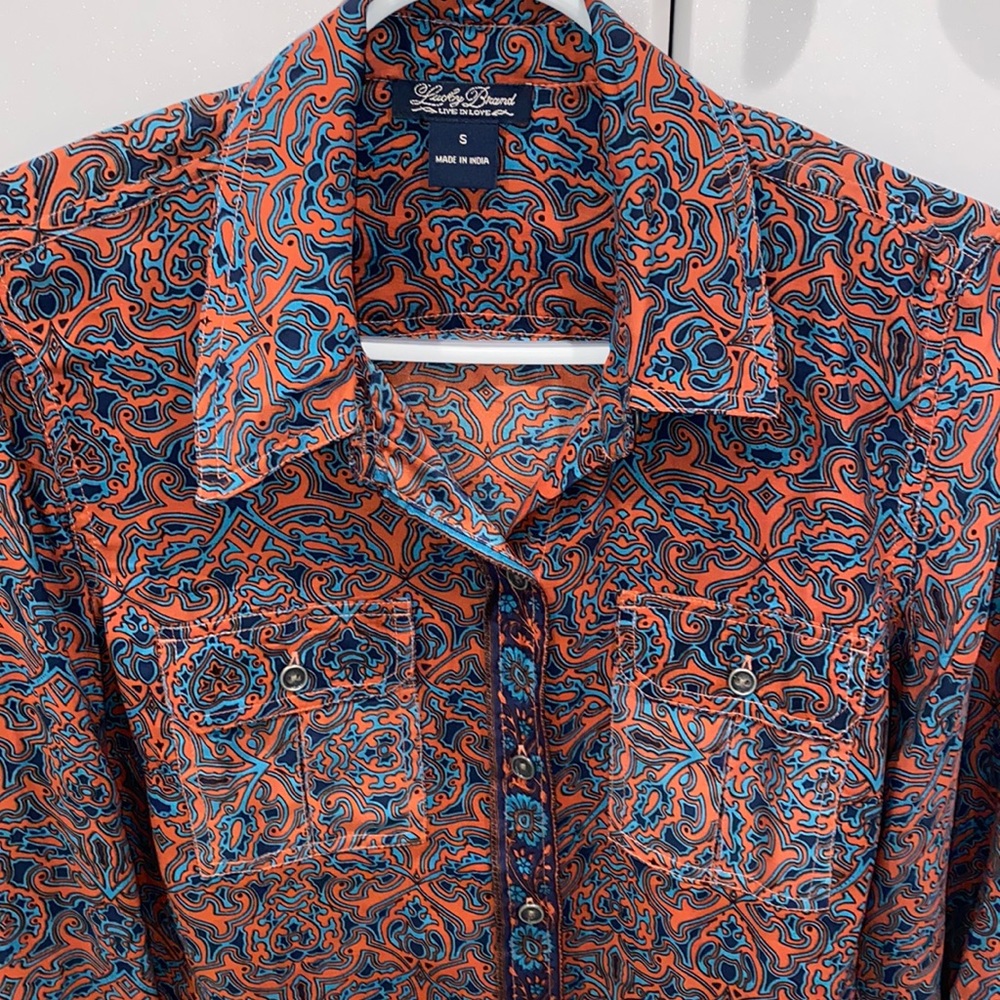Lucky Brand Woman’s silk blouse size S
